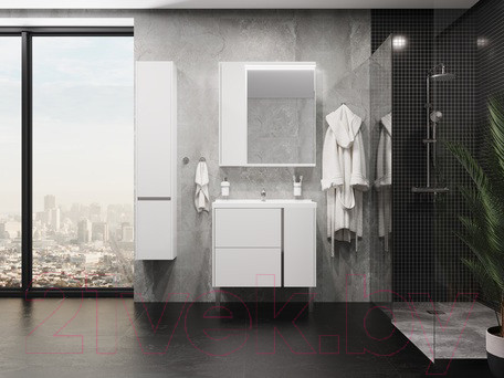 Изображение товара Шкаф-пенал для ванной Акватон Стоун (1A228403SX01L)