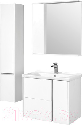 Изображение товара Шкаф-пенал для ванной Акватон Стоун (1A228403SX01L)