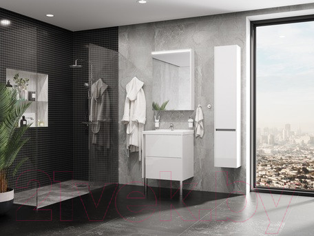 Изображение товара Шкаф-пенал для ванной Акватон Стоун (1A228403SX01R)