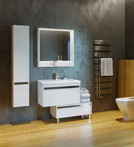 Изображение товара Шкаф-пенал для ванной Акватон Капри (1A230503KP01L)