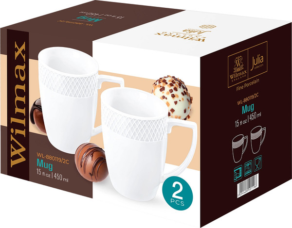 Изображение товара Набор кружек Wilmax WL-880119/2С (2шт)