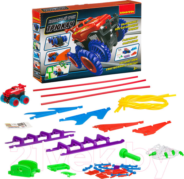 Изображение товара Автотрек гоночный Bondibon Трюкач / ВВ3566
