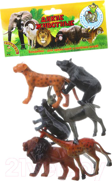 Изображение товара Набор фигурок игровых Bondibon Ребятам о зверятах / ВВ1609