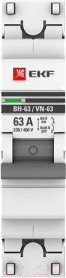 Изображение товара Выключатель нагрузки EKF PROxima ВН-63 1п 25А / SL63-1-25-pro