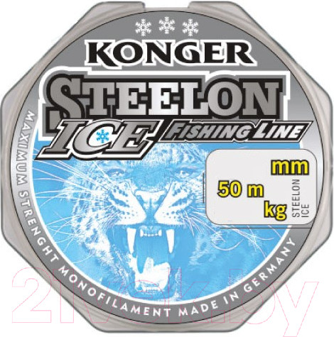 Изображение товара Леска монофильная Konger Steelon Ice 0.22мм 50м / 213050022