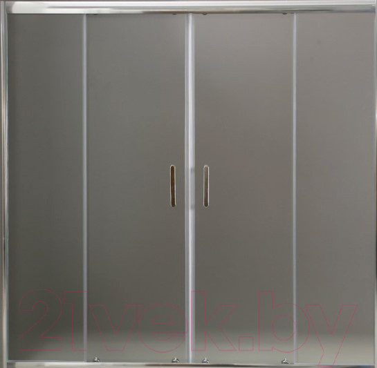 Изображение товара Стеклянная шторка для ванны BelBagno UNO-VF-2-170/145-C-Cr