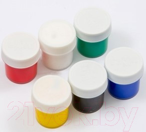 Изображение товара Гуашь ГАММА Классическая / 2210306 (6цв)