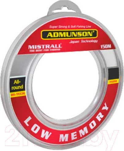 Изображение товара Леска монофильная Mistrall Admunson Big Low Memory 0.25мм 150м / ZM-3340025