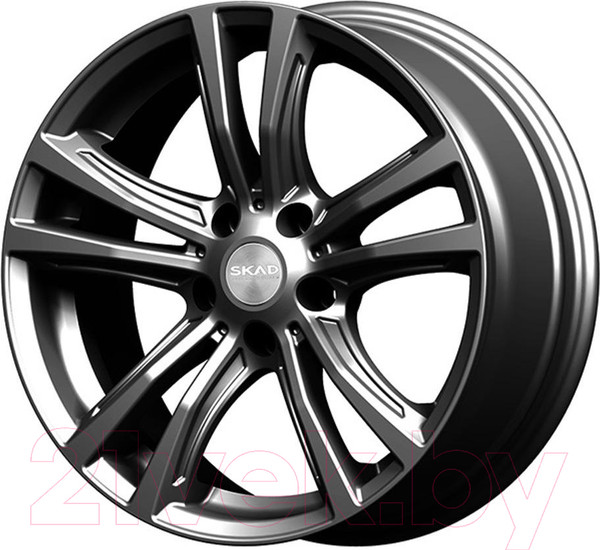 Изображение товара Литой диск SKAD Дели 15x6" 5x100мм DIA 57.1мм ET 38мм Графит