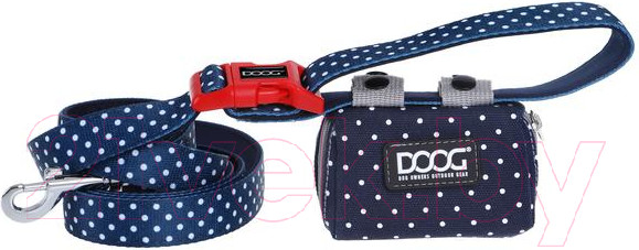 Изображение товара Сумка для лакомств DOOG WPD05 (синий в белый горох)
