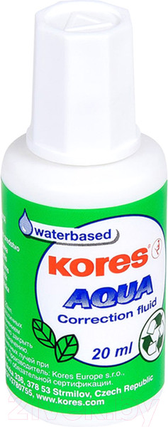 Изображение товара Корректор для текста Kores Aqua / 69101.0 (20мл)