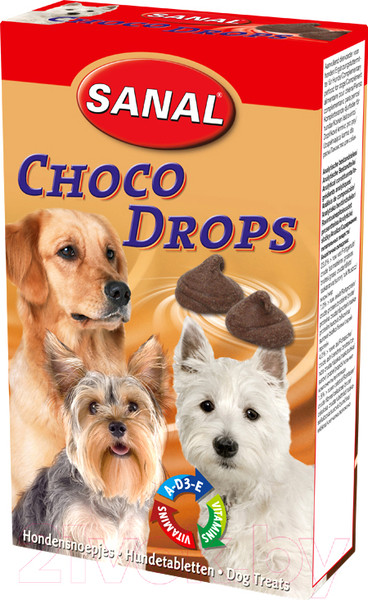 Изображение товара Лакомство для собак Sanal Choco Drops / 2300SD (125г)