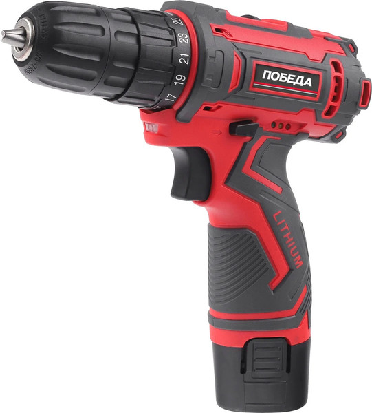Изображение товара Аккумуляторная дрель-шуруповерт Победа ДА-12П/2 Ли