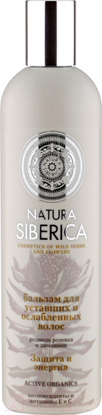 Изображение товара Бальзам для волос Natura Siberica Защита и энергия для уставших и ослабленных волос (400мл)