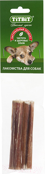 Изображение товара Лакомство для собак TiTBiT Бычий корень / 319861