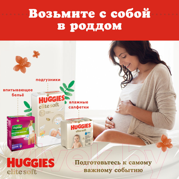 Изображение товара Подгузники детские Huggies Elite Soft Box 2 (164шт)