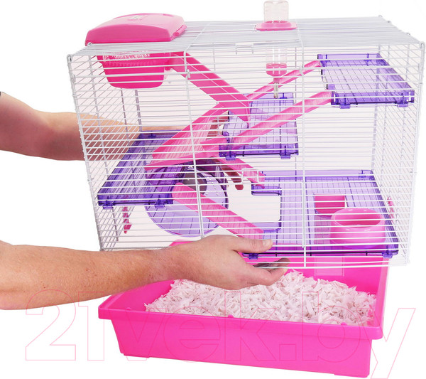 Изображение товара Клетка для грызунов Rosewood Пико / 19177/RW (XL, розовый)