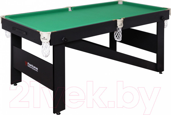 Изображение товара Бильярдный стол FORTUNA Hobby BF-530R Русская Пирамида 5фт / 08526 (с комплектом аксессуаров)
