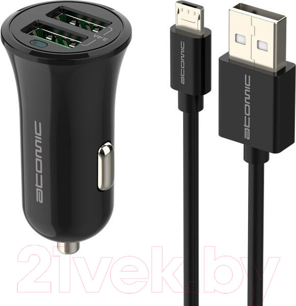 Изображение товара Зарядное устройство автомобильное Atomic C240M