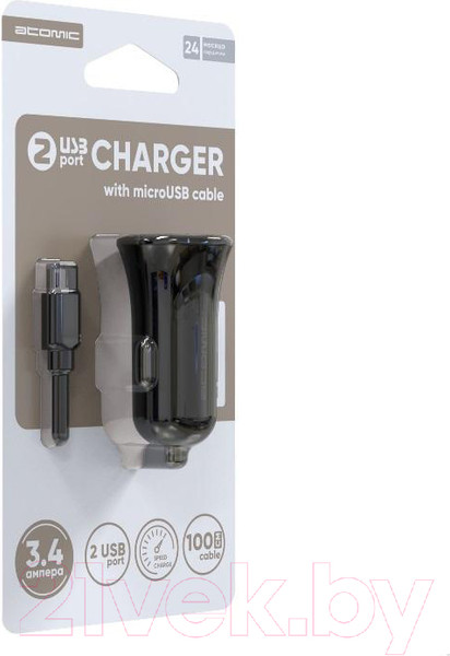 Изображение товара Зарядное устройство автомобильное Atomic C240M