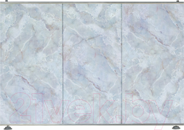 Изображение товара Экран для ванны Comfort Alumin Group Плитка голубая 73x50 (торцевой)