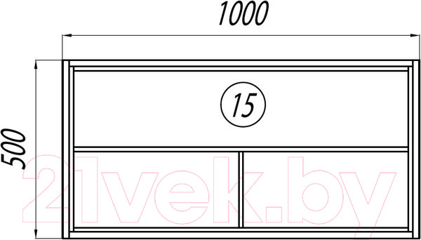 Изображение товара Тумба под умывальник Акватон Брук 100 (1A201601BCDL0)