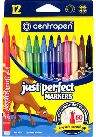 Изображение товара Фломастеры Centropen Just Perfect / 2510 1201 (12шт)