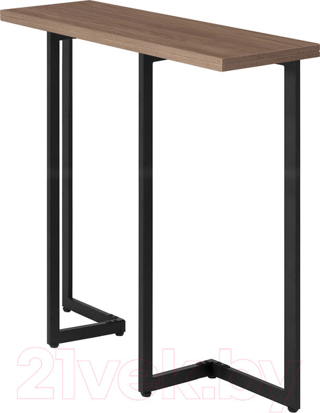 Изображение товара Барный стол Millwood Арлен 2 38-76x120x111 (дуб табачный Craft/металл черный)