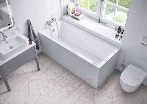 Изображение товара Ванна акриловая Excellent Wave Slim 170x75 (с ножками)