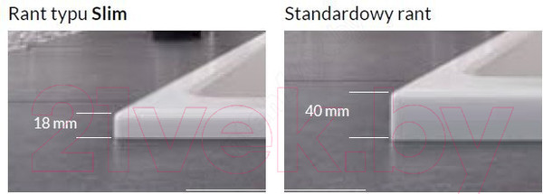 Изображение товара Ванна акриловая Excellent Wave Slim 170x75 (с ножками)