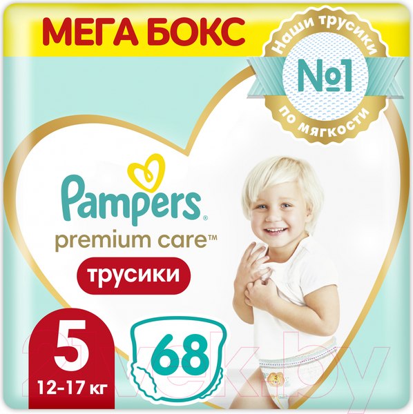 Изображение товара Подгузники-трусики детские Pampers Premium Care 5 Junior (68шт)