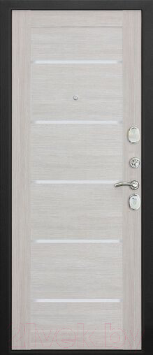 Изображение товара Входная дверь Гарда Муар Царга лазер Лиственница беж (96x205, правая)