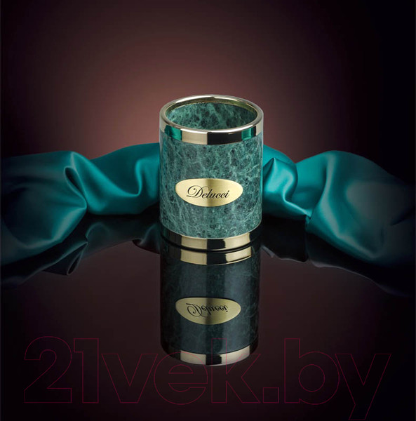 Изображение товара Подставка настольная Delucci 00009 (зеленый мрамор)