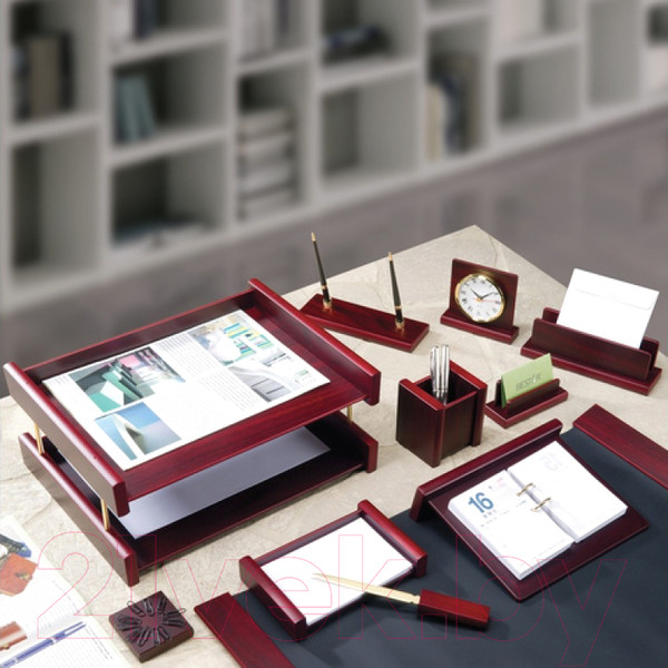 Изображение товара Настольный набор Bestar Platon 0247FDU / 236373 (11пр, красное дерево)