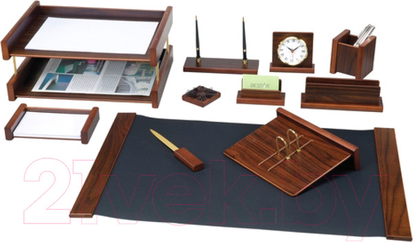 Изображение товара Настольный набор Bestar Platon 0247FDX / 236372 (11пр, орех)