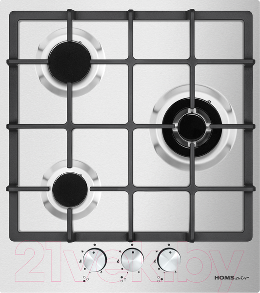 Изображение товара Газовая варочная панель HOMSair HGS433TGCS