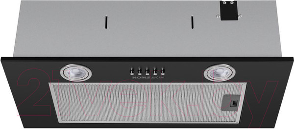 Изображение товара Вытяжка скрытая HOMSair Camelia Power 60 (черный)