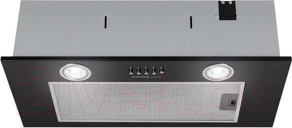 Изображение товара Вытяжка скрытая HOMSair Camelia Power 60 (черный)