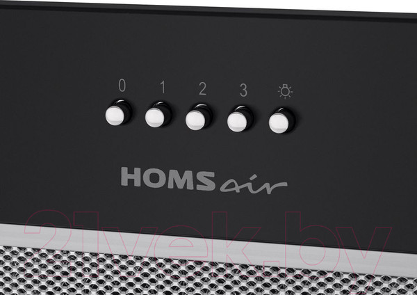 Изображение товара Вытяжка скрытая HOMSair Camelia Power 60 (черный)