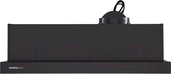 Изображение товара Вытяжка телескопическая HOMSair Flat 60 (черный)