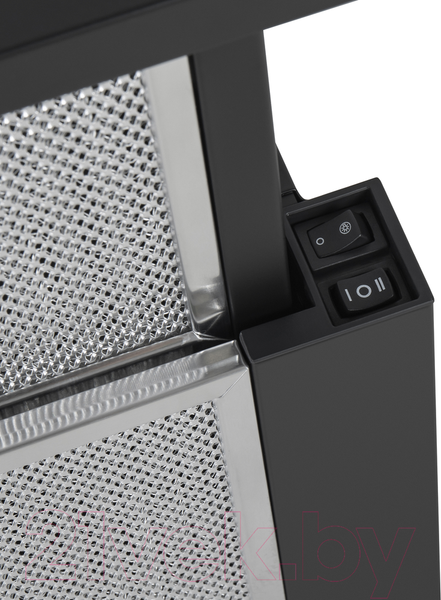 Изображение товара Вытяжка телескопическая HOMSair Flat 60 (черный)