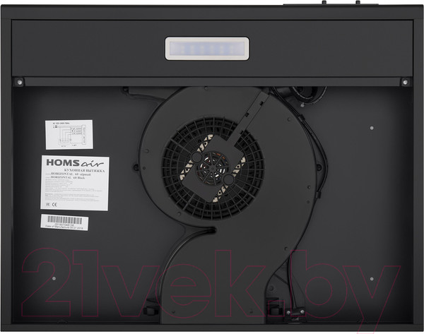 Изображение товара Вытяжка плоская HOMSair Horizontal 50 (черный)