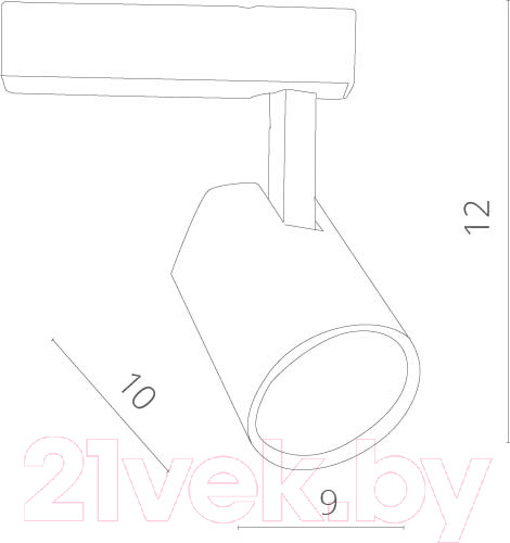 Изображение товара Трековый светильник Arte Lamp Amico Piccolo A1811PL-1BK