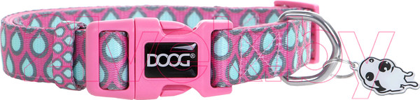 Изображение товара Ошейник DOOG Luna / COLPTD-S (розовый с каплями)