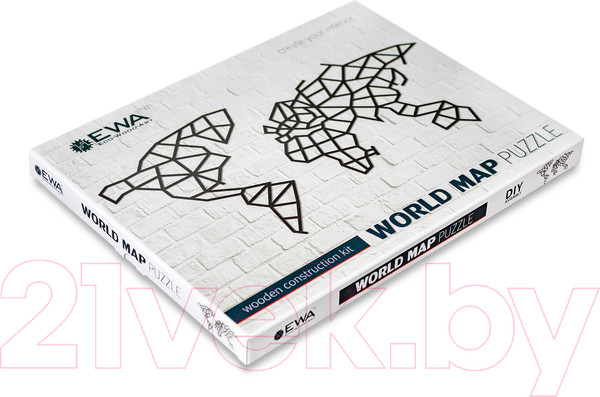 Изображение товара Декор настенный EWA Карта мира