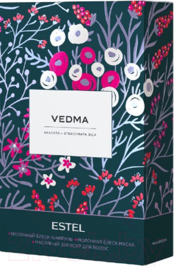 Изображение товара Набор косметики для волос Estel Vedma шампунь 25мл+маска 200мл+масло-эликсир 50мл