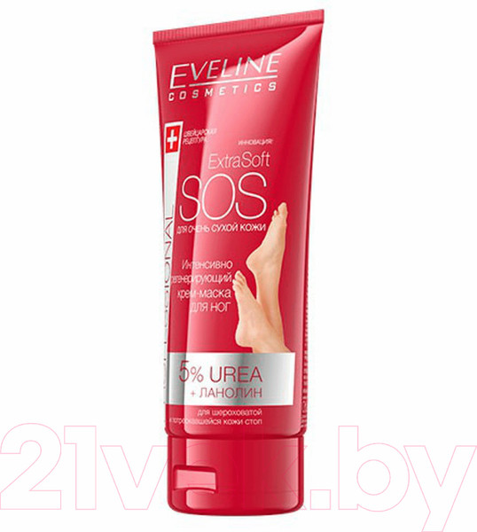 Изображение товара Крем для ног Eveline Cosmetics Extra Soft Professional Интенсивно регенерирующий  (100мл)