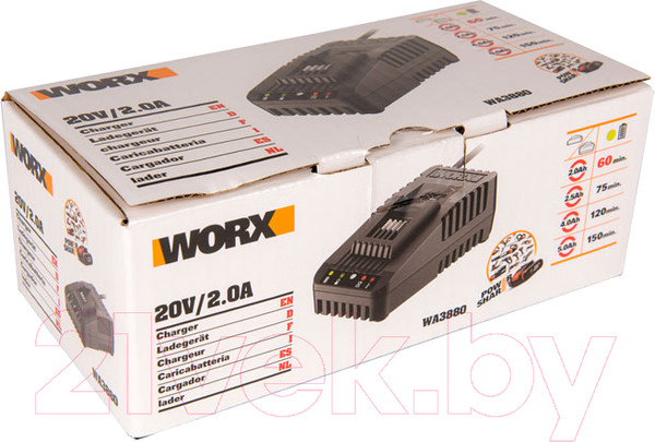 Изображение товара Зарядное устройство для электроинструмента Worx WA3880