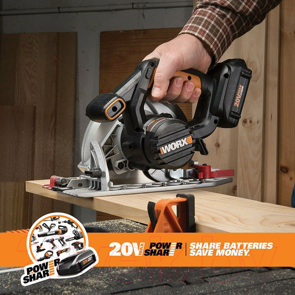 Изображение товара Дисковая пила Worx WX530.9