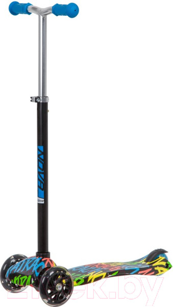 Изображение товара Самокат детский Novatrack RainBow Start Graffiti 120.NRAINBOW.GBL20